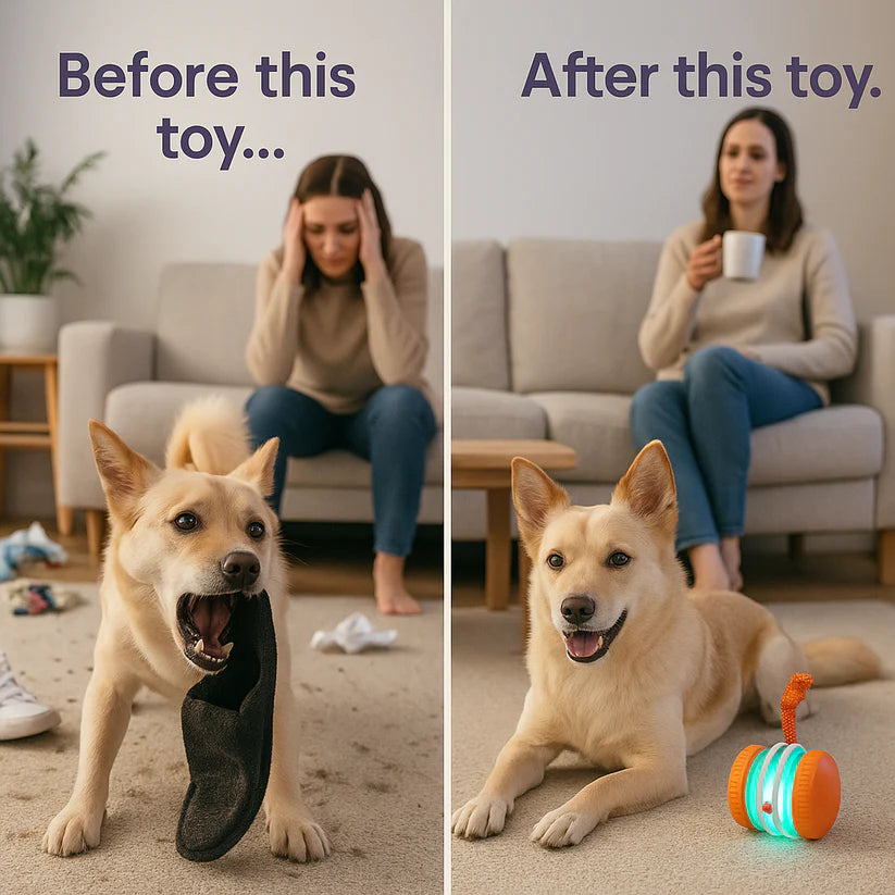 Firewheel Rope Dog Ball — Keeping Your Fur Baby Relaxed, Happy & Content 🐶 & 🐱