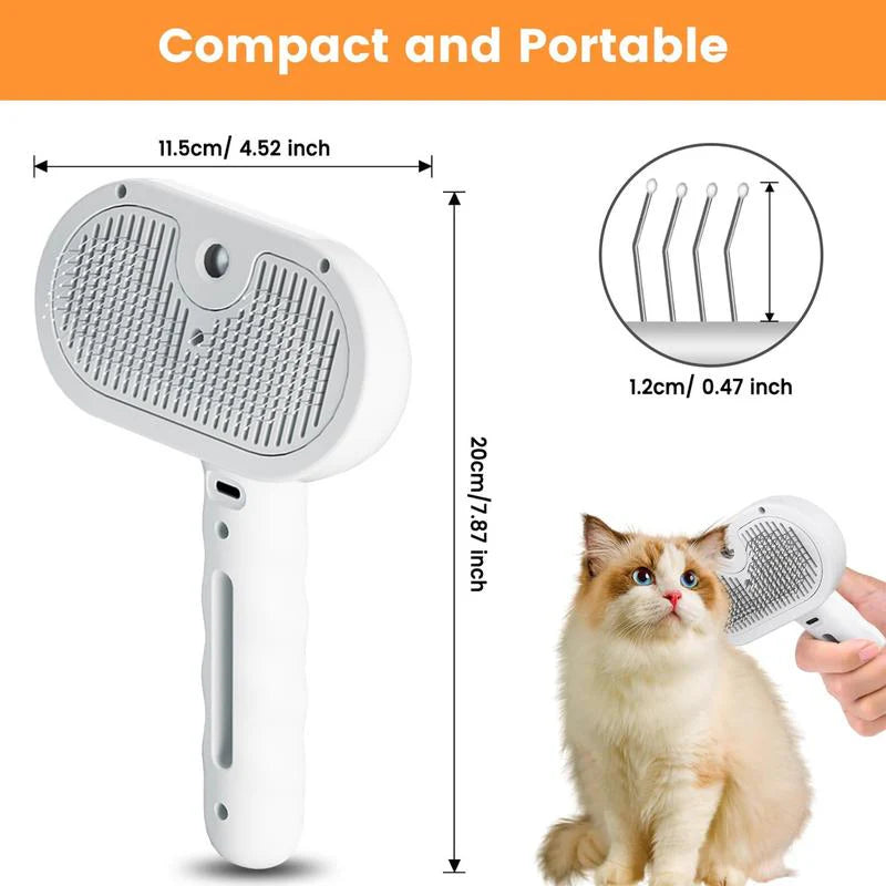 🔥Last Day Buy 1 Get 1 Free $14.49 Each🔥Premium pet brush with steam function