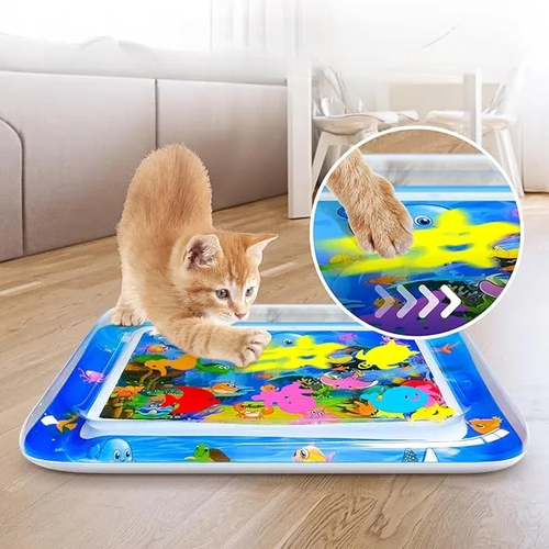 Pet Inflatable Water-Filled Cooling Pad - Refreshing relief from heat, eliminates stuffiness, comfortable and scratch-resistant